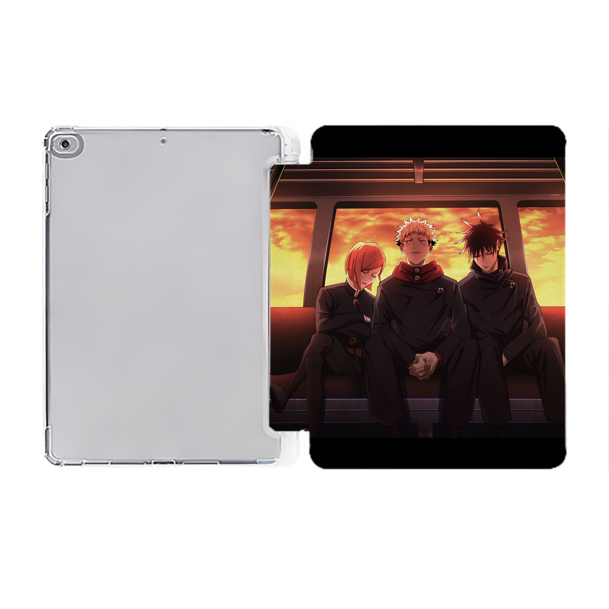 （画像用） SPY×FAMILY间谍家家酒 IPad ケース ペン収納付き 三つ折りスタンド PUレザー×シリコン 対応機種9.5/10.5/10.9インチ